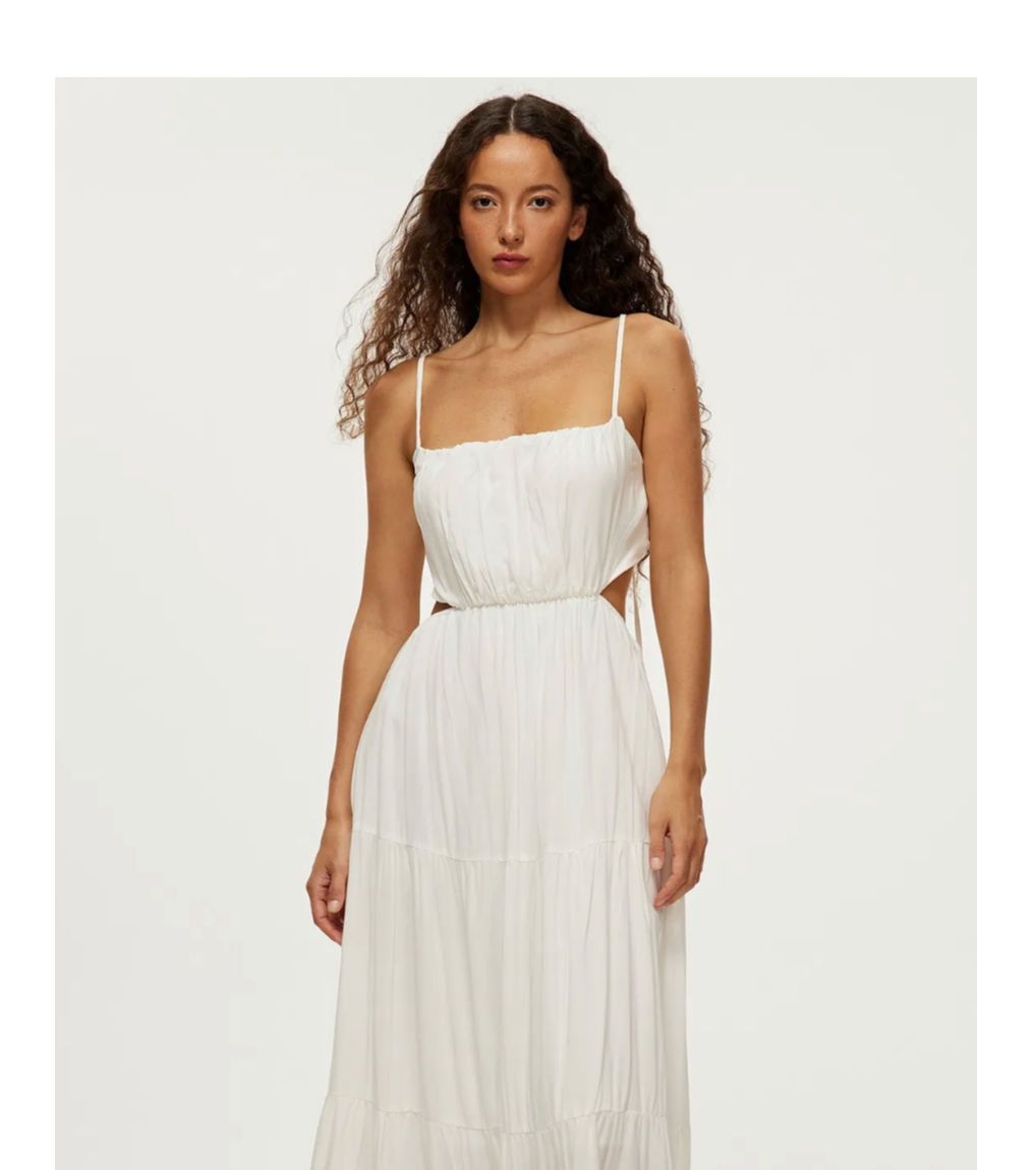 White Dress ( Use code: TANGL23 ,for additional Discount)