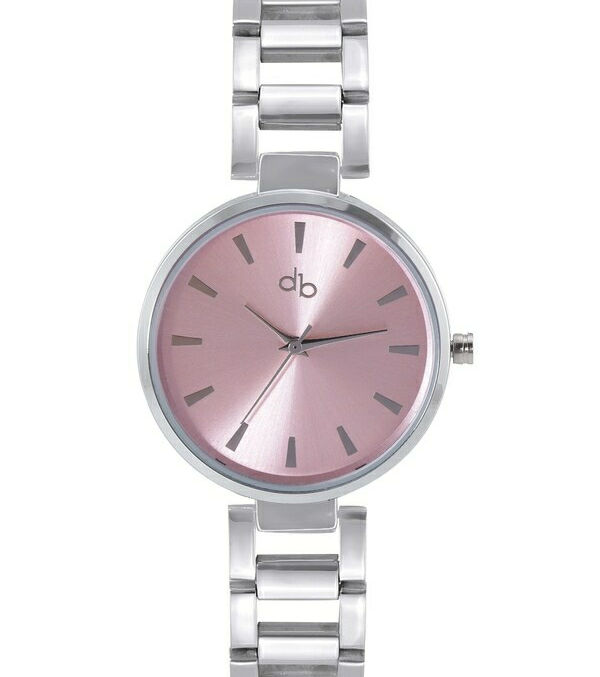 Dressberry - Womens pinkdial & Silver toned watch