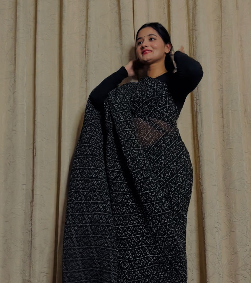 VAIVIDHYAM Women?s Designer saree with blouse